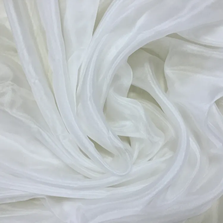 White Habotai Pure 100% Japanese Silk Ribbon Fabric 5mm Silk Fabric