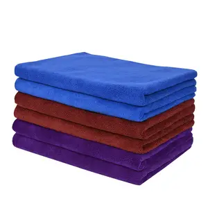 All purpose 300gsm dust cleaning knitting microfiber wiping terry cloth rags