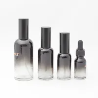 15Ml 50Ml Zwart Glas Cosmetische Gezalfd Cuticle Tanning Olie Dropper Dispenser Pomp Fles