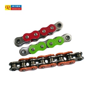 Aleación de alta resistencia <span class=keywords><strong>525</strong></span> O-ring <span class=keywords><strong>Cadena</strong></span> de motocicleta de color 120 enlaces 39KN Resistencia a la tracción ISO9001 Certificado para motocicletas de carreras - Product Image 6