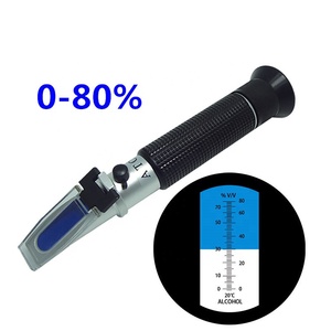 <span class=keywords><strong>0</strong></span>-80% Automatische Wijn Alcohol <span class=keywords><strong>Brix</strong></span> Bier <span class=keywords><strong>Refractometer</strong></span> - Product Image 4