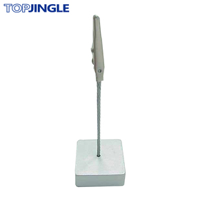 Porte-cartes nominatives à base carrée en aluminium - Product Image 1