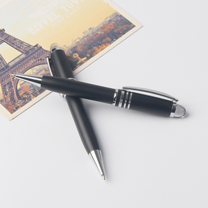Tùy Chỉnh Màu Đen Matte Kim Loại Bút Bi Epoxy Logo Pha Lê Bút <span class=keywords><strong>Top</strong></span> Màu Đen/Màu Xanh Mực 1.0Mm <span class=keywords><strong>Tip</strong></span> Cho Văn Phòng/Trường Học Sử Dụng Khuyến Mại - Product Image 3
