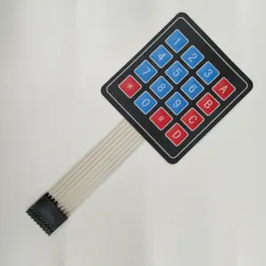 16 Keypad בורר קרום מפתח 4*4 4x4 מטריקס מקלדת