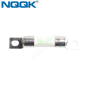 Lien de <span class=keywords><strong>fusible</strong></span> HEV10 30A DC500V 5kA ISO8820 DC M5 65mm pour l'électricité éolienne de voiture - Product Image 2