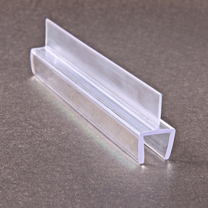 Material de silicona estilo baño, tira de sello de PVC para <span class=keywords><strong>el</strong></span> vidrio inferior - Product Image 2