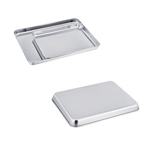 <span class=keywords><strong>Four</strong></span> de boulangerie <span class=keywords><strong>jetable</strong></span> en <span class=keywords><strong>aluminium</strong></span> de 18x26 pouces, plateau de cuisson carré de taille réelle pour la cuisson de gâteaux et de biscuits - Product Image 2