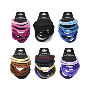 Mèches élastiques pour <span class=keywords><strong>cheveux</strong></span>, 2 pièces, couleur unie, en métal libre, pour queue <span class=keywords><strong>de</strong></span> cheval, avec bracelet en caoutchouc <span class=keywords><strong>de</strong></span> <span class=keywords><strong>cheveux</strong></span>, 6mm <span class=keywords><strong>de</strong></span> largeur - Product Image 1
