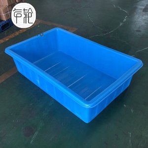 K380L Màu Xanh Mạnh Cấp Thực Phẩm Rotomold Poly Aquaponic Trang Trại Container - Product Image 5