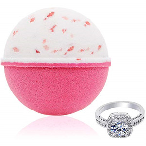 Bombas de baño con sorpresa anillo de tamaño dentro de Rosa del Himalaya sal de <span class=keywords><strong>mar</strong></span> - Product Image 1
