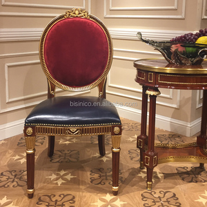 Meubles Classiques antiques Rétro En Bois Massif Fabriqué À La Main En Cuir <span class=keywords><strong>Rose</strong></span> <span class=keywords><strong>Fauteuil</strong></span> de Salon Avec Table Basse BF08-YS034 - Product Image 6