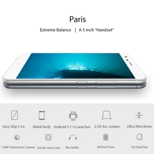 <span class=keywords><strong>Original</strong></span> Ulefone <span class=keywords><strong>Paris</strong></span> 5.0 polegada Android 5.1 smart phone MT6753 Octa Core 1.3 GHz ROM16GB RAM2GB - Product Image 2