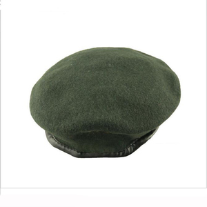 Usine personnaliser toutes les saisons de haute qualité réglable Trekking mâle unisexe Olive noir Boina rouge <span class=keywords><strong>Pat</strong></span> tactique hommes 100 laine béret - Product Image 2