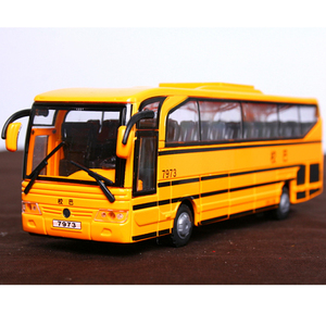 1/72 moulé sous pression Miniature <span class=keywords><strong>Jaune</strong></span> <span class=keywords><strong>Bus</strong></span> Scolaire Modèle <span class=keywords><strong>Jouet</strong></span> de Haute Qualité - Product Image 3