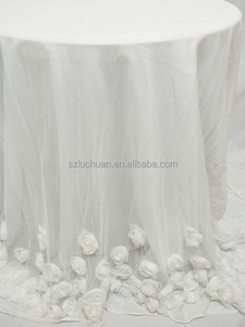 Khăn Trải Bàn Tròn 120 Trang Trí Hoa Cưới Lạ Mắt Chất Lượng Cao - Product Image 3