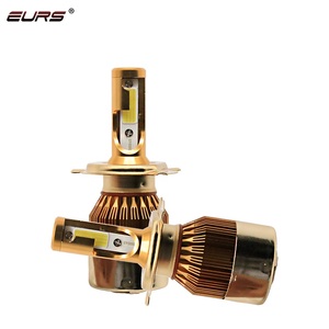 Eurs or C6 phare H1 led H3 H4 led H7 éclairage led 9007 9006 9005 12V a mené la lumière d'ampoule - Product Image 1