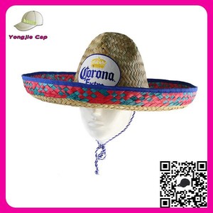 mới nhất desgin tùy chỉnh bản vá mùa hè nông dân đội nón quá khổ Mexico mũ rơm Sombrero - Product Image 1