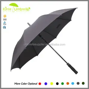 자동 오픈 블랙 스틸 섬유 프레임 거품 핸들 블루 컬러 프로모션 긴 우산