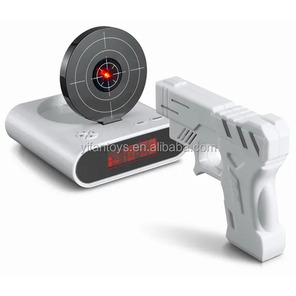 الجدة LED الرقمية الرماية مسدس ليزر ساعة تنبيه بندقية ساعة تنبيه ، لعبة إطلاق نار مائية ساعة تنبيه
