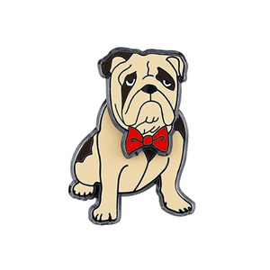 Nueva llegada divertido diseño de animales pines insignia logotipo personalizado perro en blanco Metal artesanía Pin al por mayor alfileres de solapa de dibujos animados Bulldog francés - Product Image 5