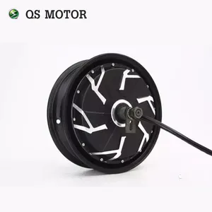 2021 güçlü QS Motor 12 inç 10KW 260 120kph fırçasız DC bisiklet Scooter tekerleği Hub Motor