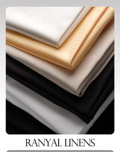 Servilleta de ojo estilo Jacquard de 22x22 con 4 dobladillos para uso doméstico y en aviones Accesorio de servilleta de tela elegante - Product Image 3