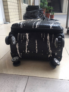 Light <strong>Weight</strong> Trolley Luggage Pu Vintage <strong>Suitcase</strong> - Product Image 3