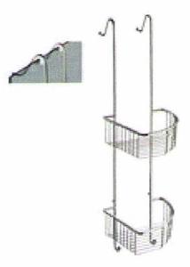 Etagère murale de salle de bain en métal à aspiration multifonction - Product Image 5