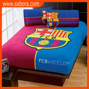 Football <span class=keywords><strong>barcelone</strong></span> couverture polaire et feuilles fixés - Product Image 1