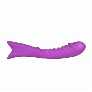 Vibrador vaginal em forma de peixe, masturbação, vibrador massageador de dildo