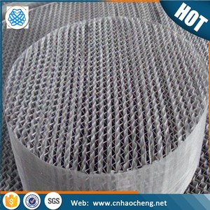 <span class=keywords><strong>Malla</strong></span> de Alambre Tejida de Acero Inoxidable, Resistente a Ácidos y Álcalis, Certificada ISO, para Columnas de Destilación Empacadas, Tejido Plano - Product Image 5