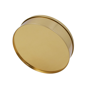 Gold Food Grade Cookies <strong>Cake</strong> <strong>Tin</strong> Can 6.5 X 2in - Product Image 3