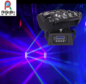 ใหม่ Dj ไฟ Led <span class=keywords><strong>Duel</strong></span> บาร์8Pcs 10W Led Spider Light Beam Led Moving Head Light - Product Image 2