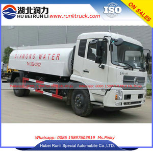 Nuevo 12 Toneladas camiones <span class=keywords><strong>cisterna</strong></span> <span class=keywords><strong>de</strong></span> agua con tanque <span class=keywords><strong>de</strong></span> acero inoxidable para Beber Agua Potable - Product Image 2