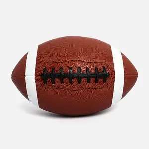 Premium Machine Stitching PU Size 9 Excellent Durability Official Game American Football Rugby Ball