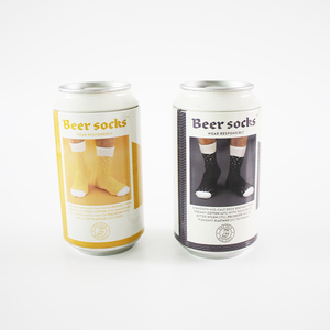 Chaussettes d'hiver épaisses et respirantes personnalisées avec logo, en forme de <span class=keywords><strong>canette</strong></span> de bière - Product Image 5
