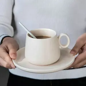 Tasses et soucoupes de café, articles de maison, style japonais, élégantes, bon marché, vente en gros