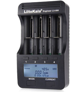 Lii500 חכם אוניברסלי LCD ליתיום NiMh AA AAA 10440 <span class=keywords><strong>14500</strong></span> 16340 17335 17500 18490 17670 <span class=keywords><strong>18650</strong></span> סוללה מטען - Product Image 1