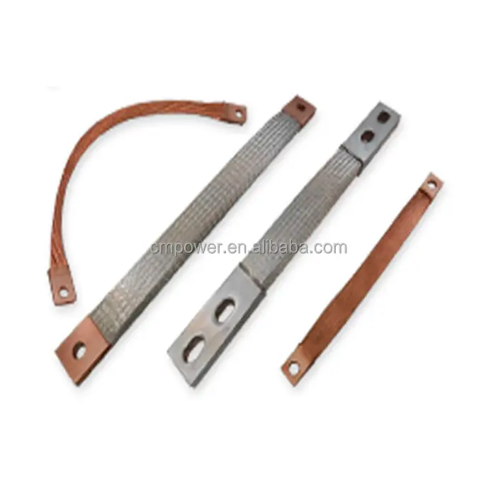 Big current customized size copper braid flexible connector for busway