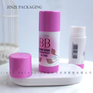 Jinze Süßigkeiten rosa Kunststoff leeren Stift Concealer Verpackungs röhre Kosmetik 25g