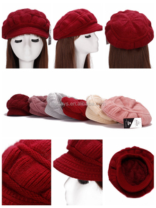 Las nuevas mujeres de Invierno Gorros de lana Boinas sombrero de La Vendimia - Product Image 2