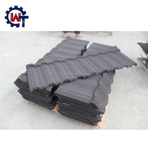 Scandole per tetto in metallo rivestite in pietra/scandole per <span class=keywords><strong>tegole</strong></span> romane per tetto in materiale da costruzione per la casa - Product Image 4