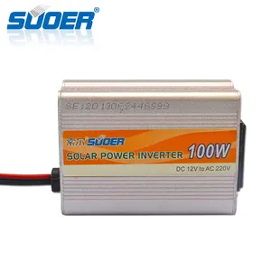 Suoer DC 12VにAC 220V Inverter 100W Car Power Inverter