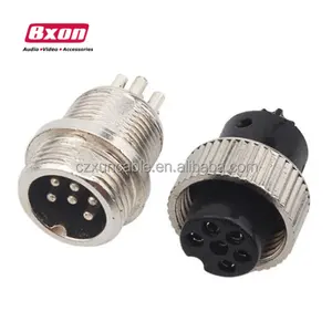 Bxon M12 6pin Aviation Cable connector plug+socket