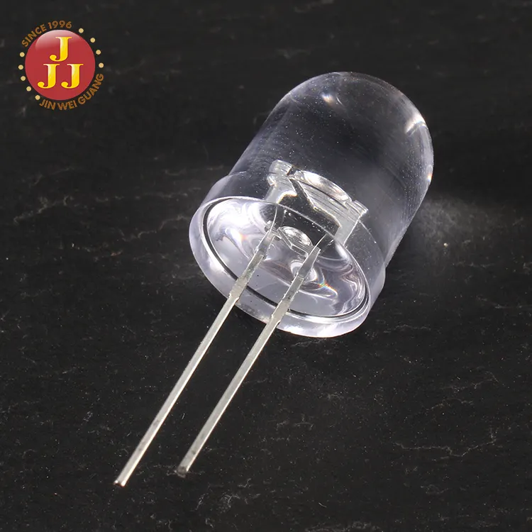 Diode électroluminescente led ronde, LED de couleur verte, 0.25w 0.5w, 10mm, 1 pièce