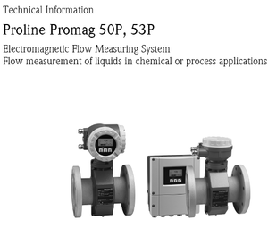เครื่องวัดการไหล E+H 50W2H-HL0A4AA0ABAA พร้อมความแม่นยำ 0.5% และแหล่งจ่ายไฟ 24VDC - Product Image 1