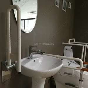 Поворотный пластиковый поворотный держатель с белым нейлоновым покрытием для ванной комнаты