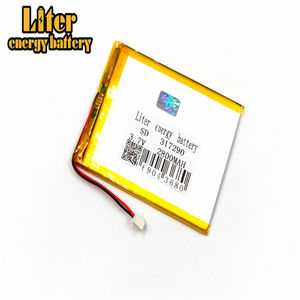 Stecker <span class=keywords><strong>2</strong></span>,5-<span class=keywords><strong>2</strong></span> P 317290 307090 2800 mah 3,7 v Wiederaufladbare lipo batterie solar li ionen polymer lithium-batterie mit PCM - Product Image 5