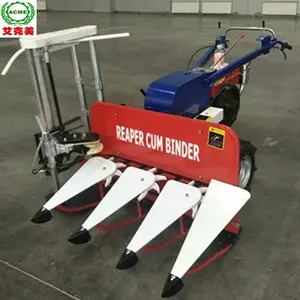 Mısır şeker kamışı buğday reaper binder makinesi susam biçerdöver reaper binder makinesi