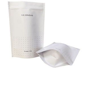 Nhôm Lá Mỏng <span class=keywords><strong>Zip</strong></span> Khóa Túi Đứng Lên Túi/Matt Trắng Foil <span class=keywords><strong>Pouch</strong></span>/<span class=keywords><strong>Zip</strong></span> Khóa Cà Phê Túi - Product Image 2